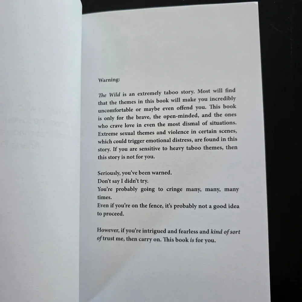 The Wild by K Webster (Signed by the Author)
